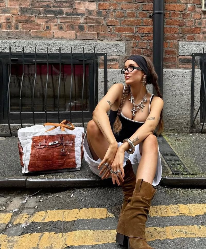 Hermes Birkin Grocery Bag Cognac, foto 4