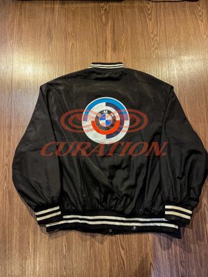 BMW Big Logo Printed Varsity Jacket