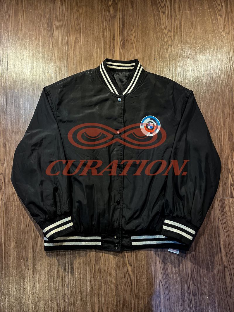 BMW Big Logo Printed Varsity Jacket, foto 3