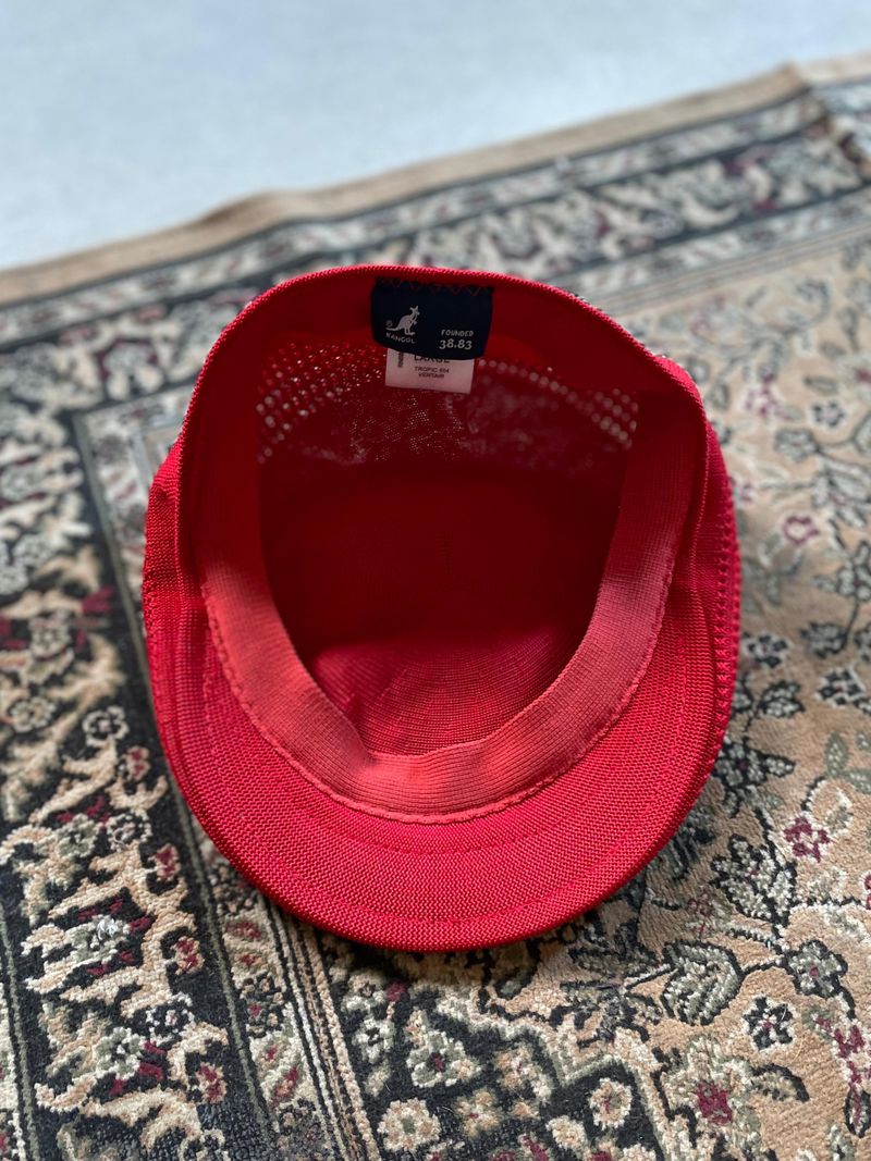 Kangol Luxury Casual Hat Pria red, foto 5
