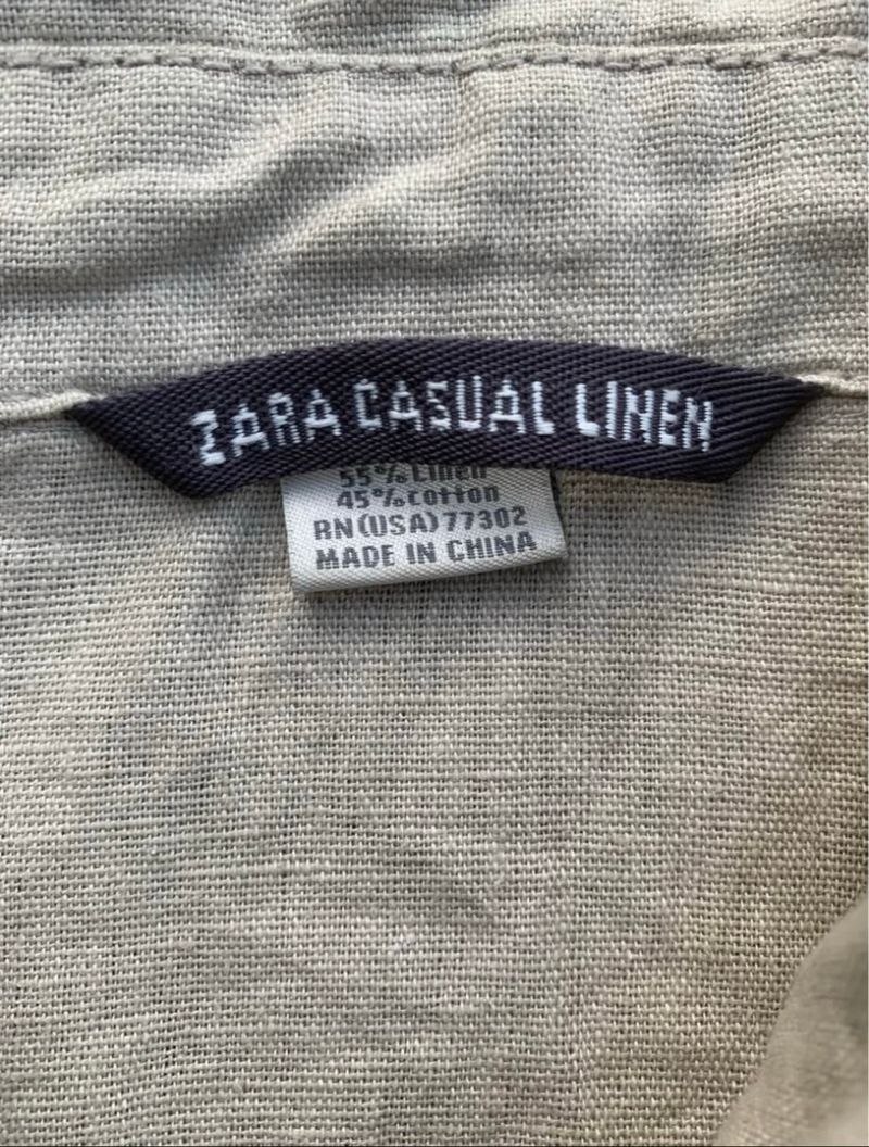 Y2K Zara Jacket Linen Button Up, foto 4