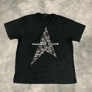 Number Nine Streetwear T-shirt Pria black