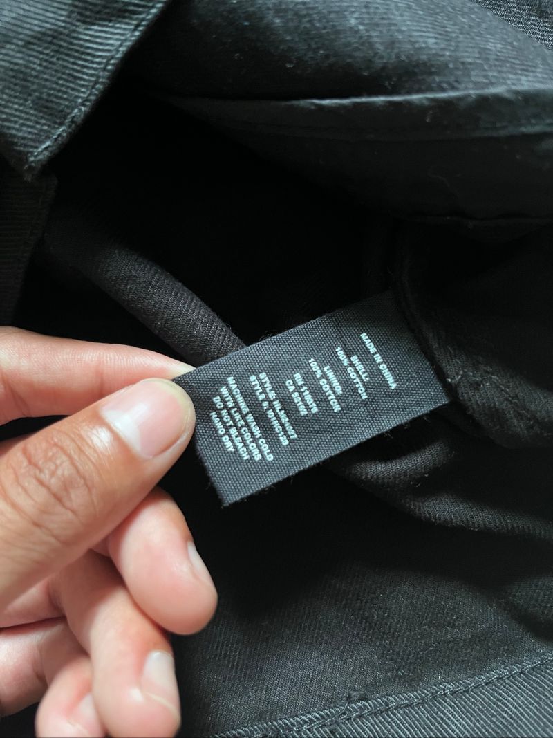 HELMUT LANG DENIM JACKET BLACK, foto 6