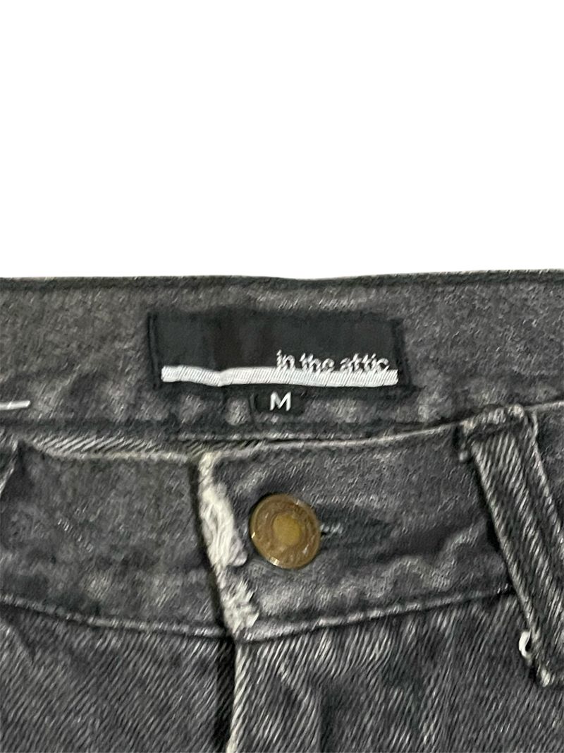In The Attic Distressed Poem Patchwork Denim Jeans Vkei, foto 8