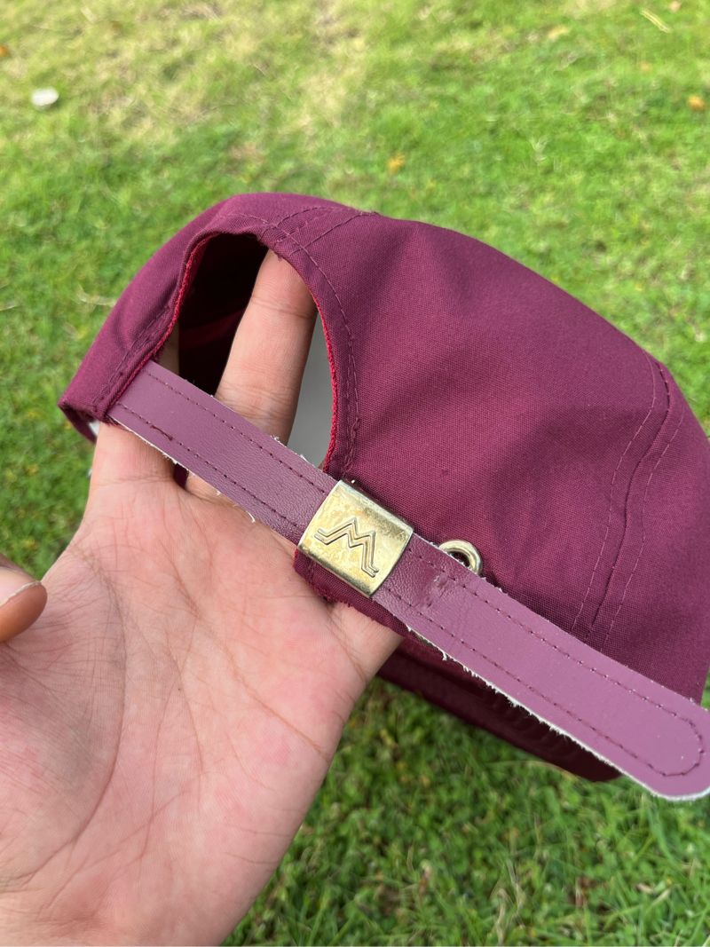 Vintage Hat Pria burgundy, foto 4