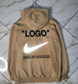 Nike Casual Hoody Pria brown