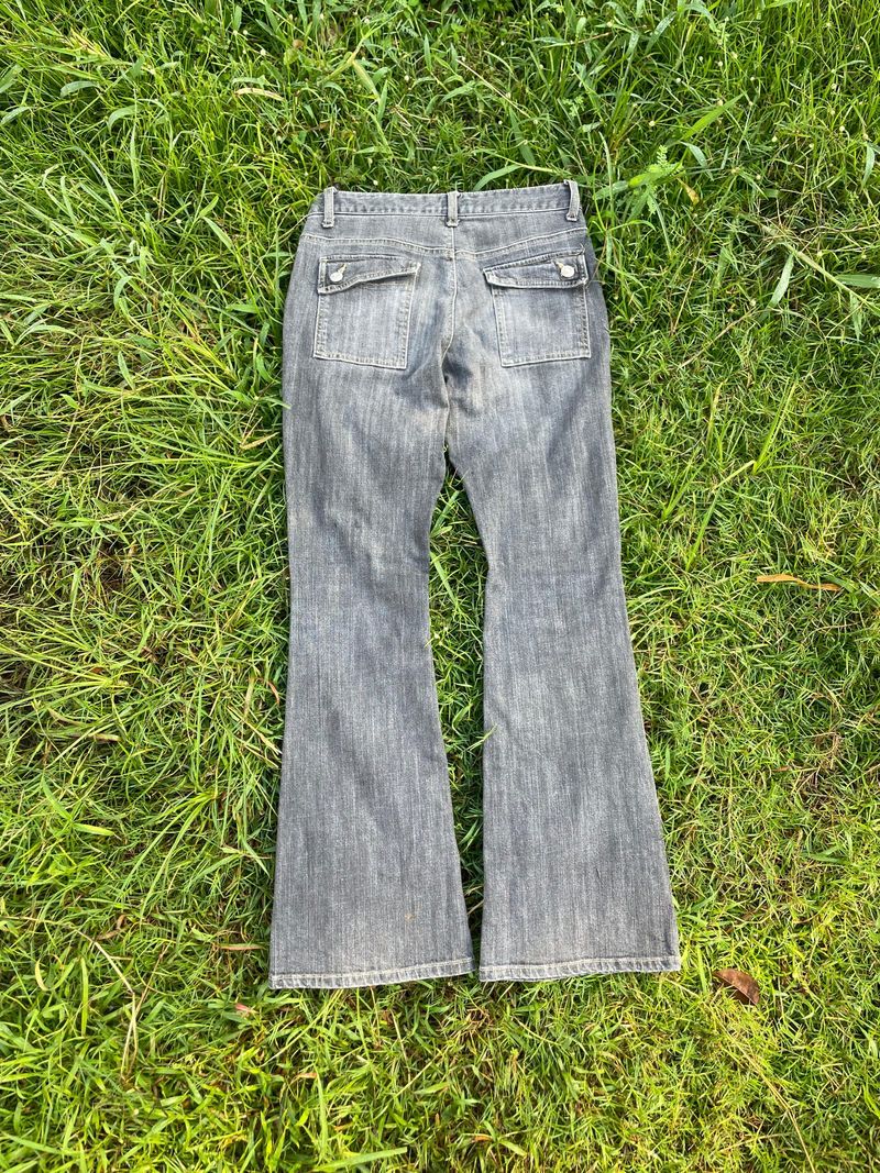 Bootcut grey jeans, foto 2