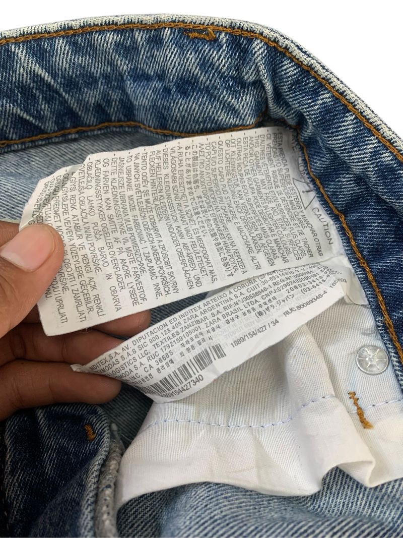 Y2k Riped zara jeans, foto 5