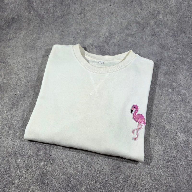 CREWNECK FLAMINGO SIMPLE LOGO, foto 4