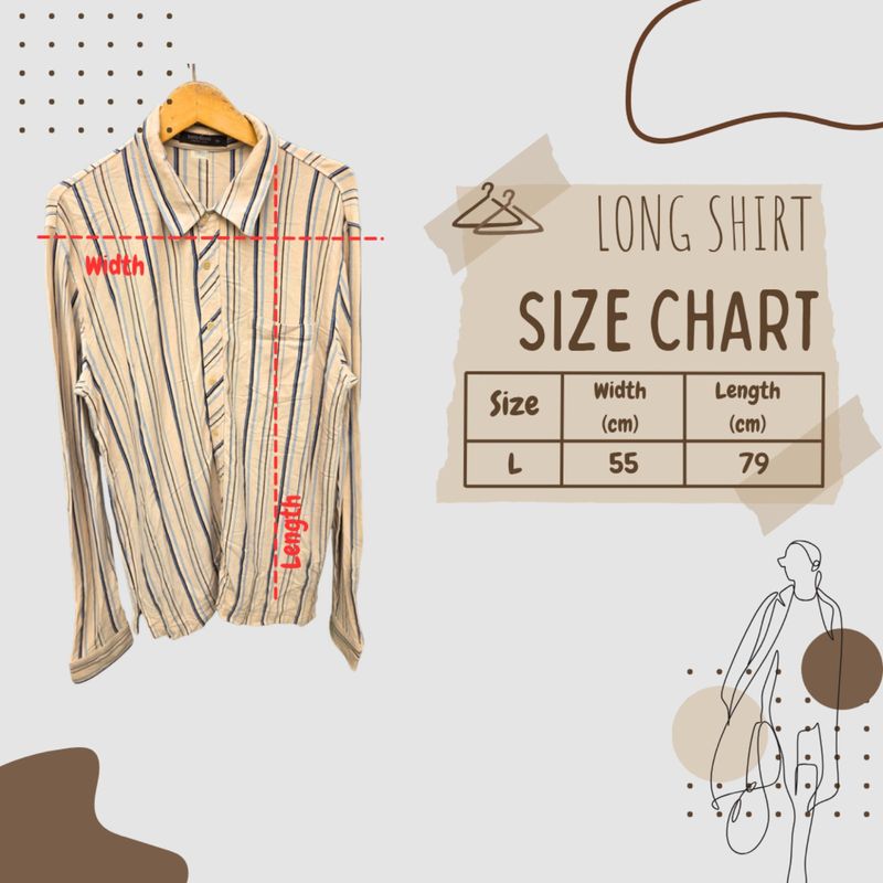 Kemeja Stripe Salur by Basic House, foto 2
