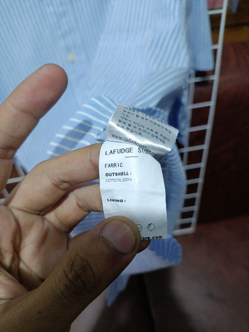 Lafudge Store Stripe City Boy Overshirt, foto 6