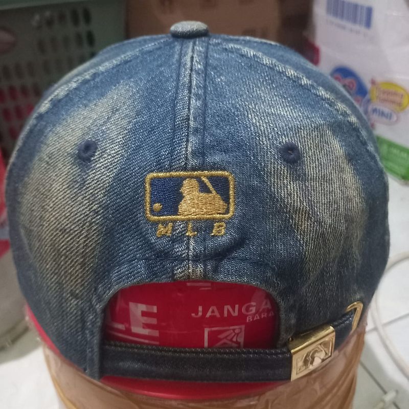 MLB Casual Hat Pria blue, foto 3