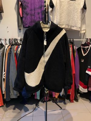 Sherpa nike bigswoosh reversible jacket new new