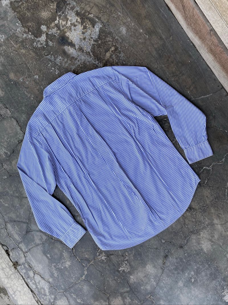 Kemeja Stripe Uniqlo Second, foto 5