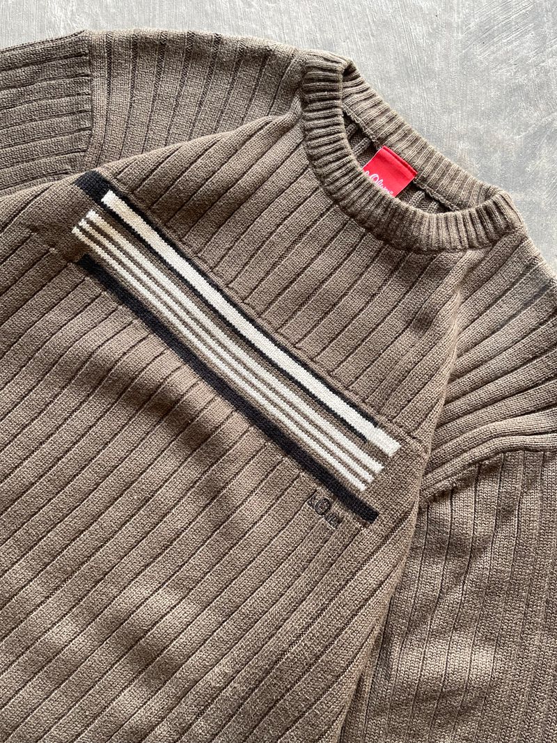 Casual Sweater Pria brown, foto 2