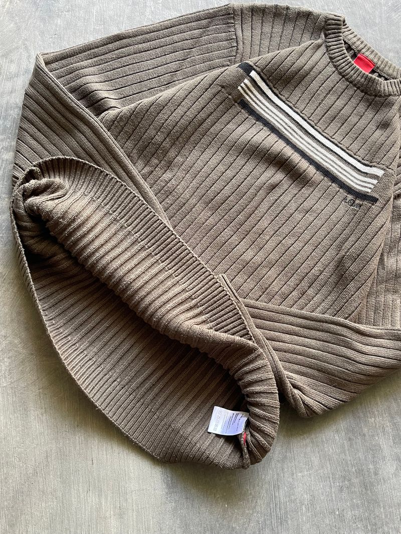 Casual Sweater Pria brown, foto 6