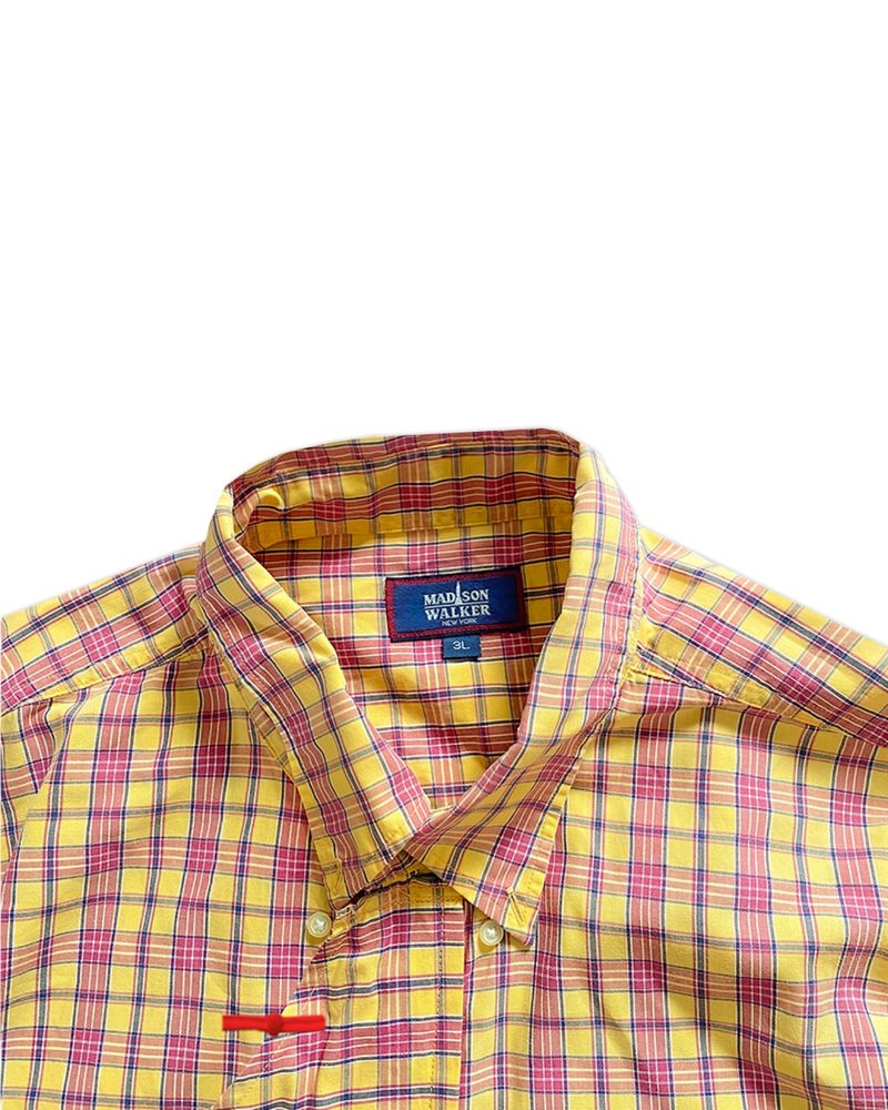 Boxy Cheongsam Shirt - Madison Walker Square pattern Reworke, foto 3