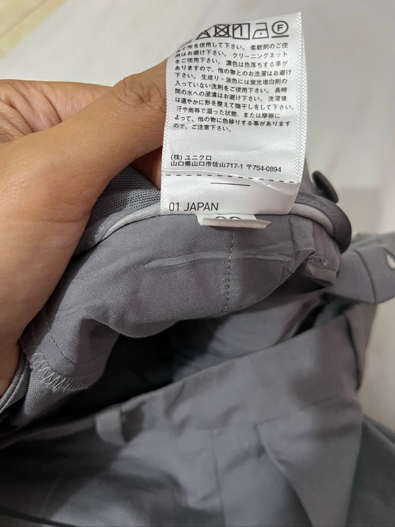 Uniqlo Ankle Pants Abu Pria, foto 7