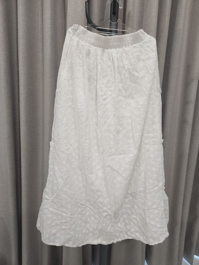 Rok Panjang Putih(maxi skirt), foto 2