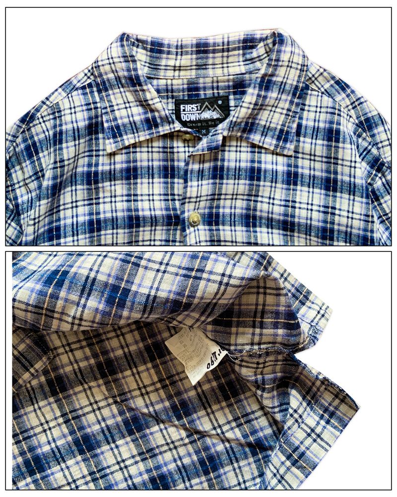 Boxy Shirt - First Down Square pattern, foto 4