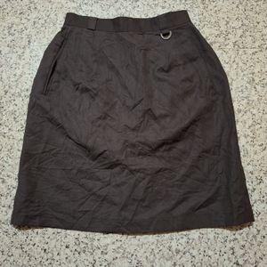 Vintage 90s Christian Dior Sports Wool Blend Skirt 25-26