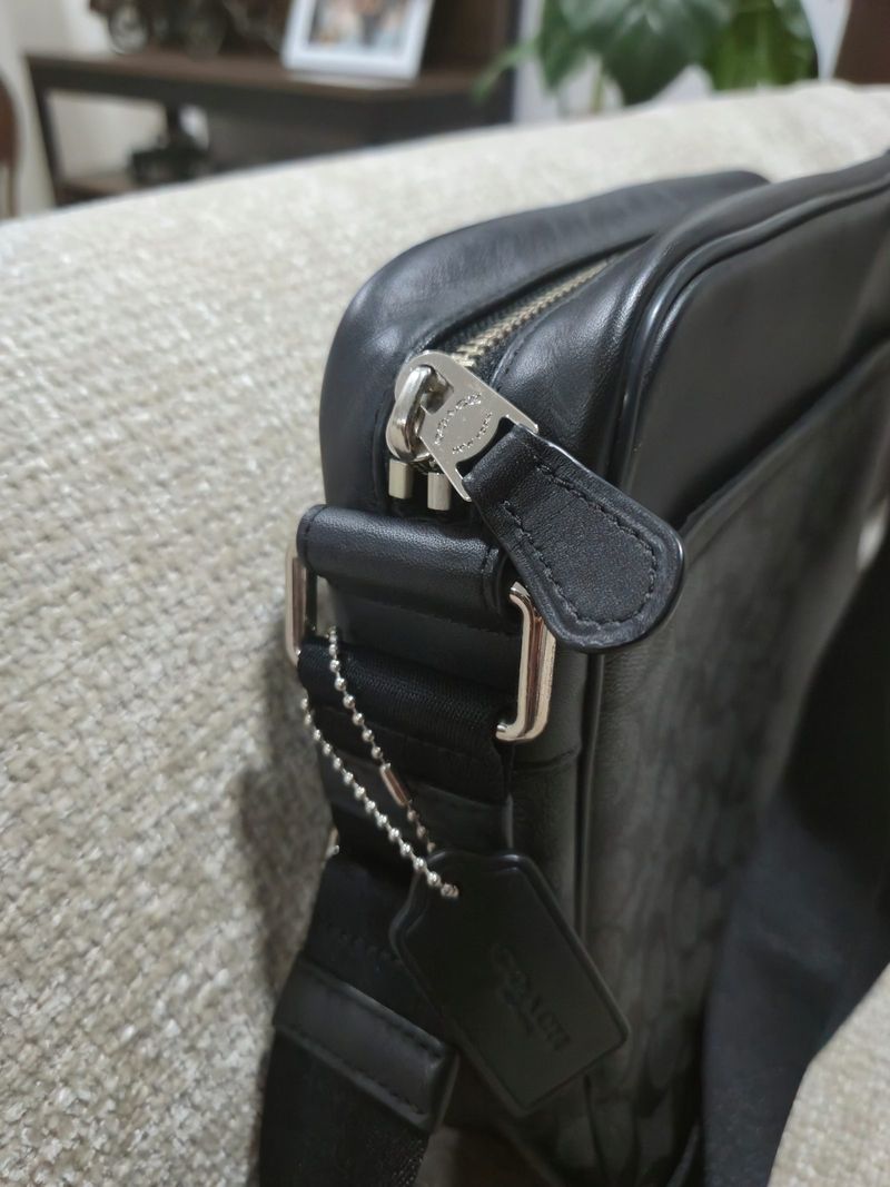 Coach Casual Bag Pria black gray, foto 5