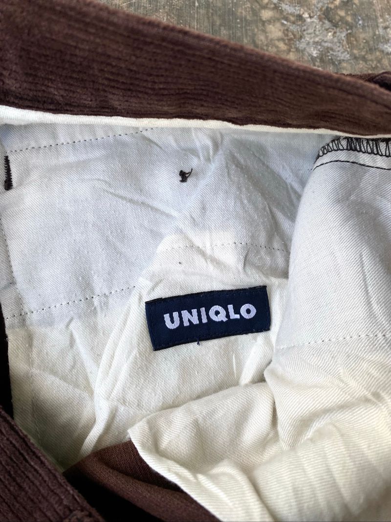 Curdoroy Dark Brown Uniqlo Second, foto 6