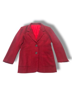 Corduroy Red Blazer