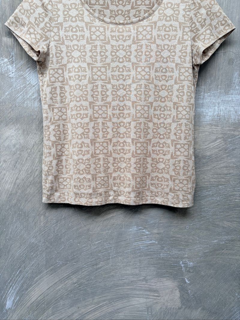 Yoshie Inaba Tessellated Geometric Pattern T-Shirt, foto 3