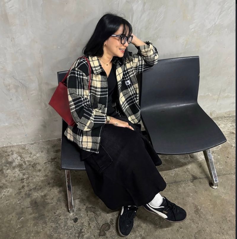 NRDN Flannel Boxy Jacket, foto 4