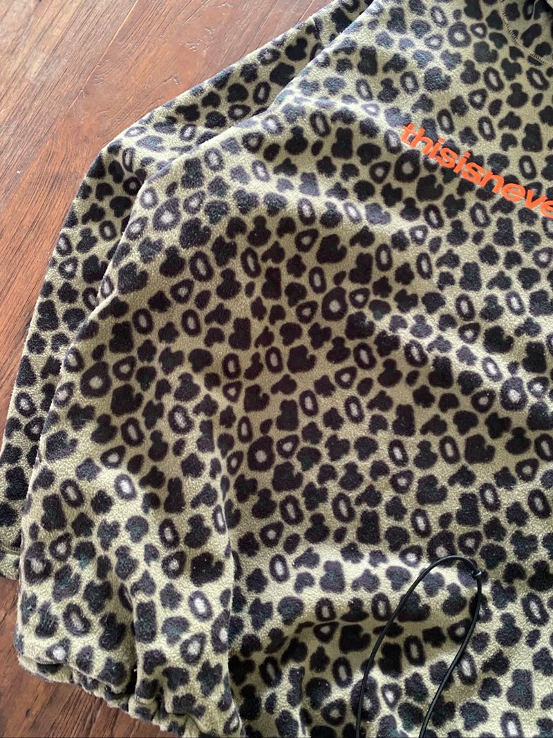 Vintage hoddie Thisisneverthat leopard 00s, foto 4