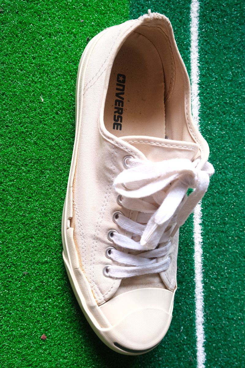 Converse white canvas sneakers, foto 4