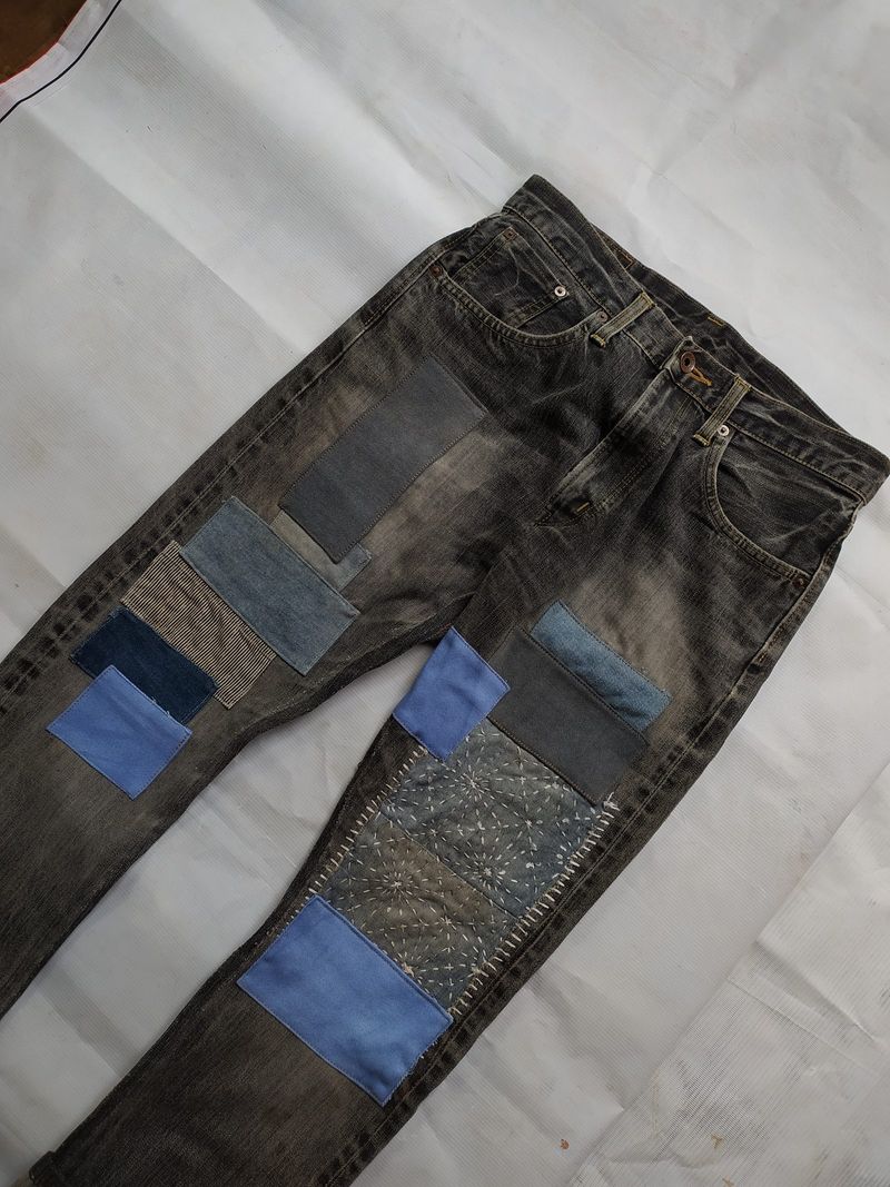 Edwin Selvedge Rework Patch Sashiko, foto 2