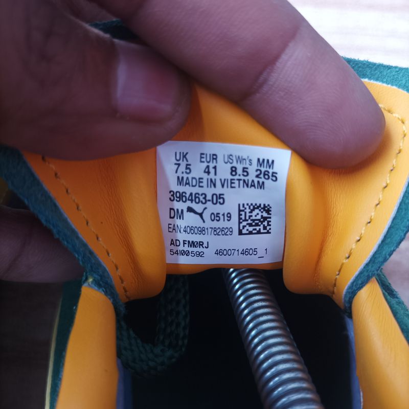 Puma Emo Casual Sneakers Pria green yellow, foto 6