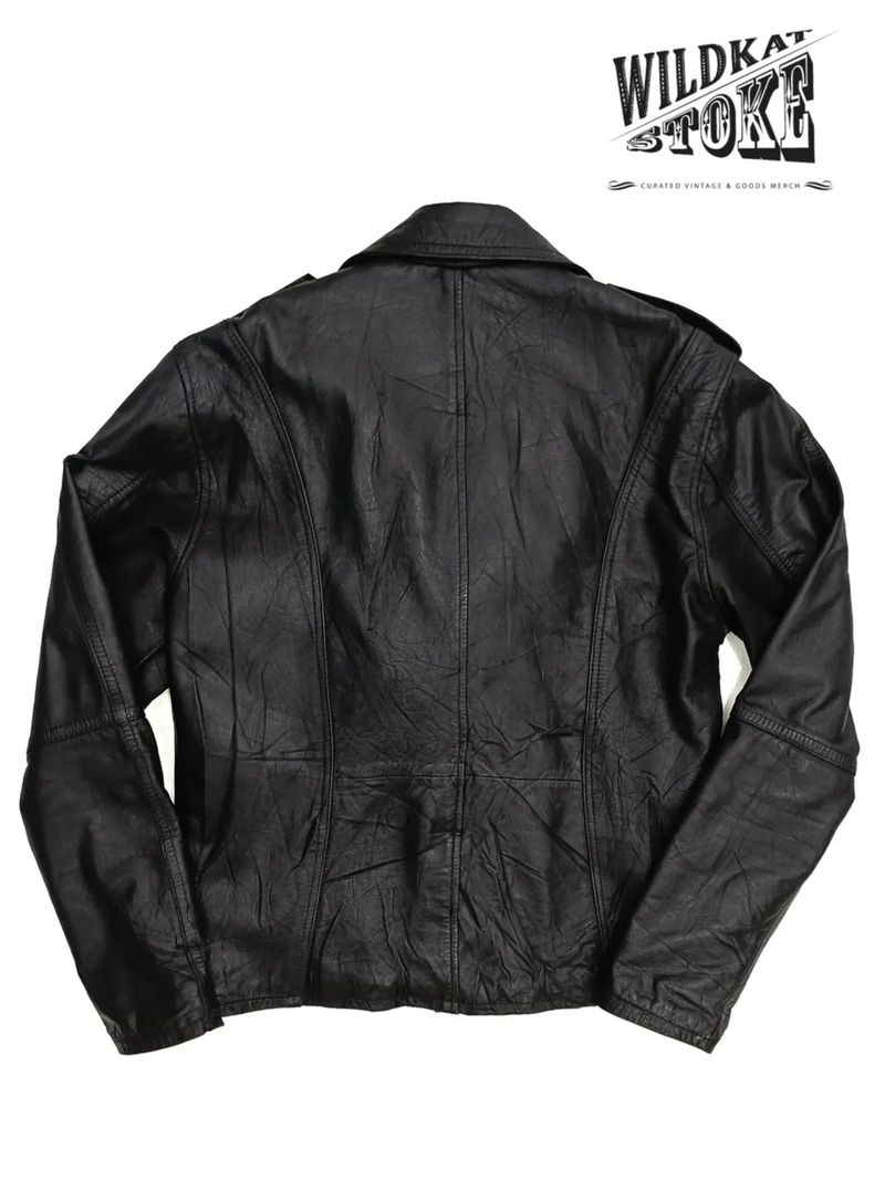 Jaket Kulit Asli style Ramones, foto 2