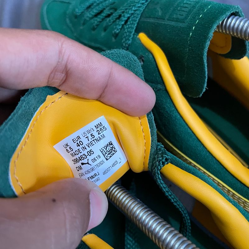 Puma Gorpcore Casual Sneakers Pria green yellow, foto 8
