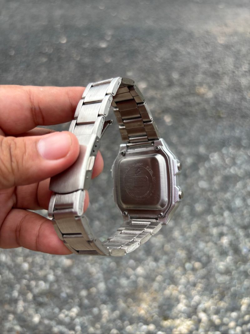 JAM CASIO WORLD TIME SILVER, foto 6