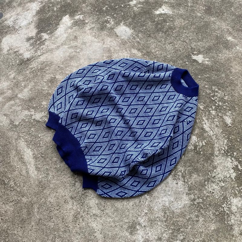 Vintage Sweater Pria blue, foto 3