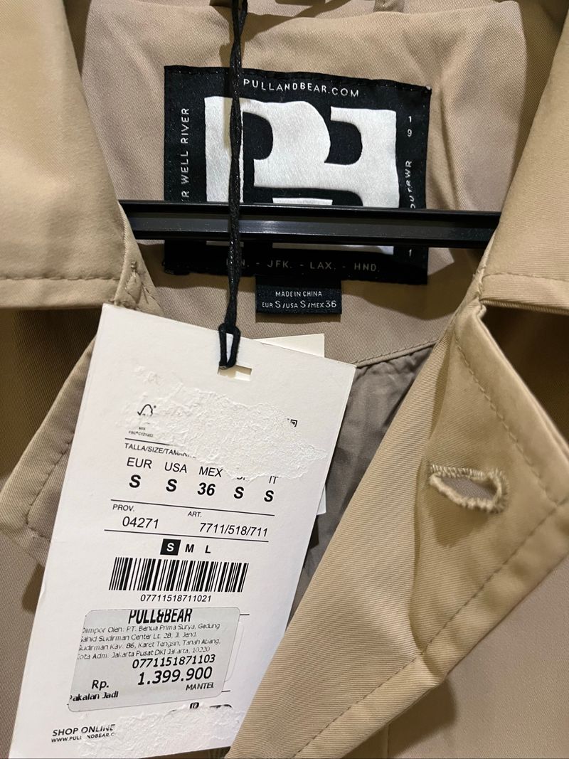 PULL & BEAR OVERCOAT WATER-REPELLENT, foto 5