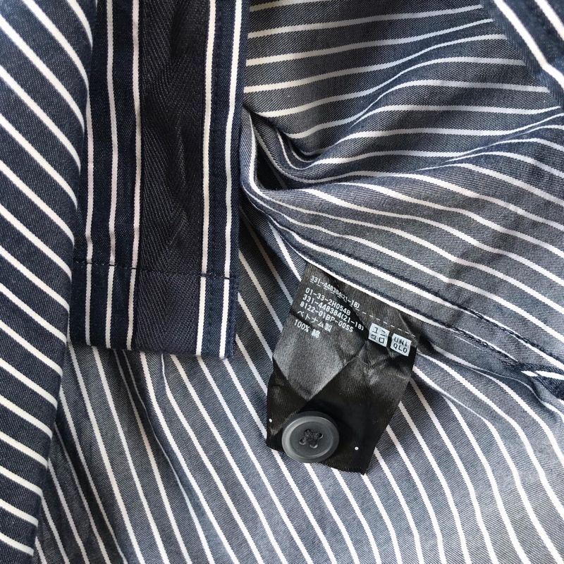 Kemeja Luaran Salur Uniqlo, foto 6