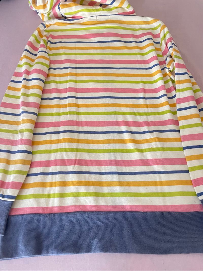 Daisy Lovers Rainbow Stripe Zip-Up Hoodie, foto 8