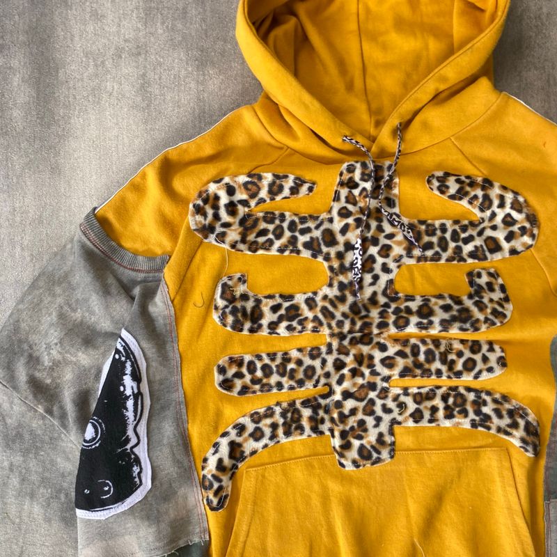 Hoodie mix Crewneck, foto 3