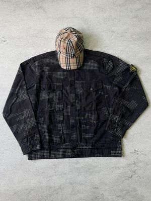 stone island camo grid