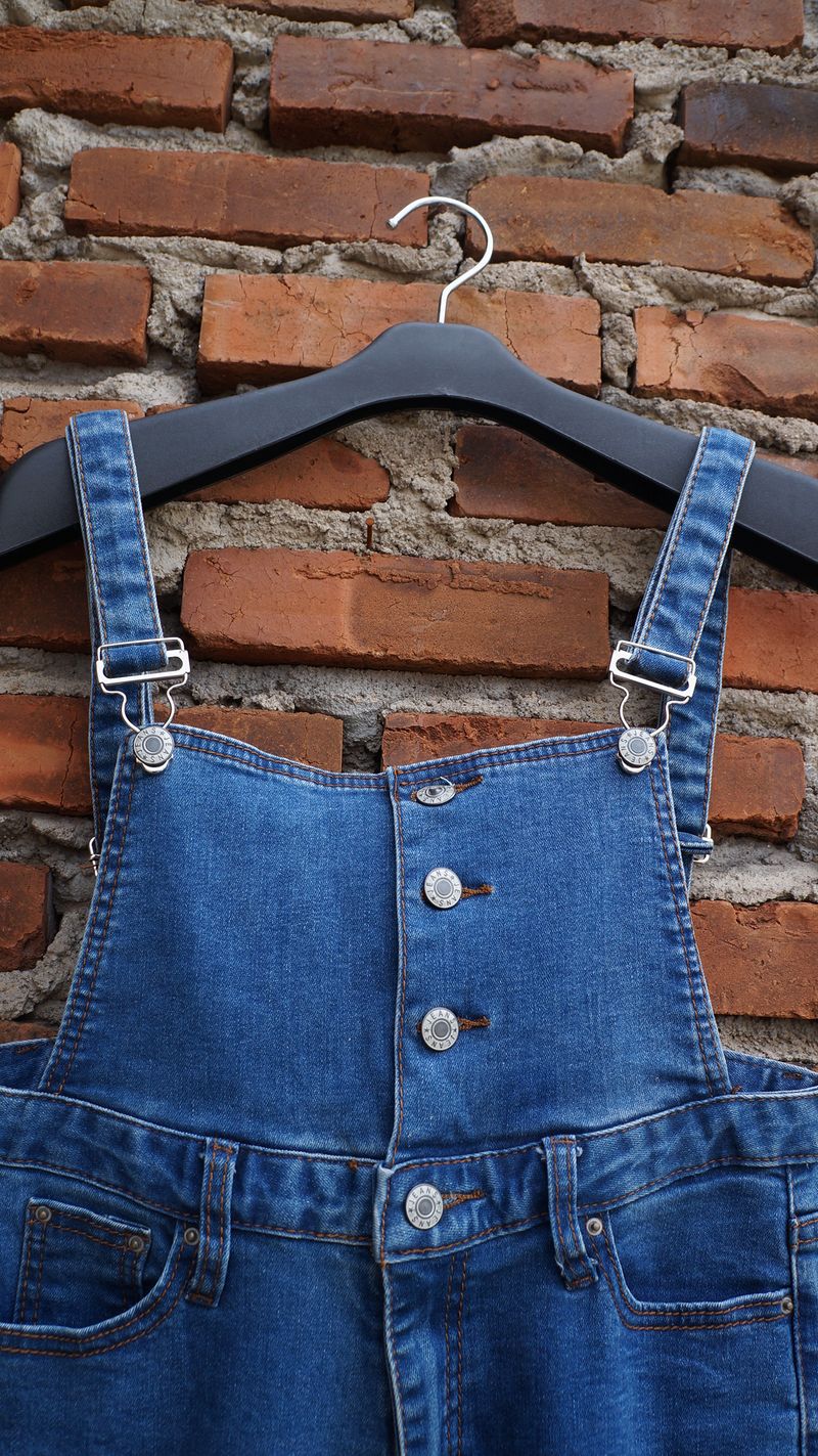 Vintage Playsuit Wanita navy, foto 4