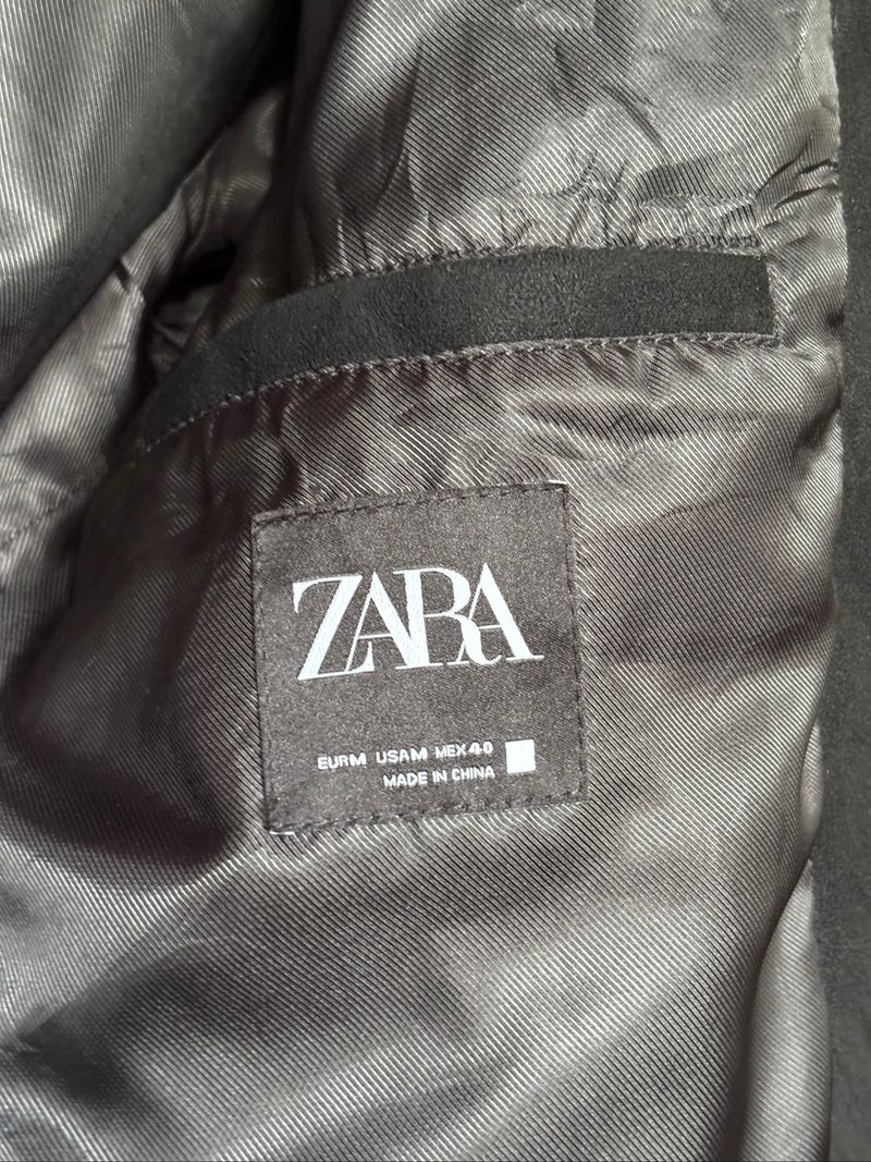 ZARA BUTTON SUEDE JACKET, foto 3