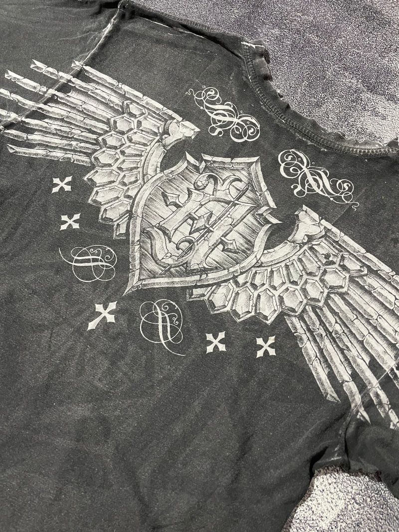 Affliction Eagle Graphic Reversible Tee, foto 5