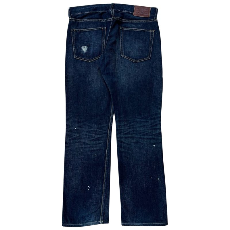 Back Number Distressed Denim Indigo, foto 5