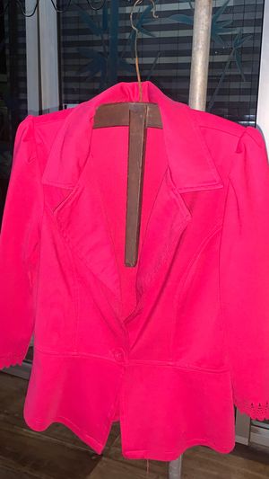 Casual Blazer Wanita pink