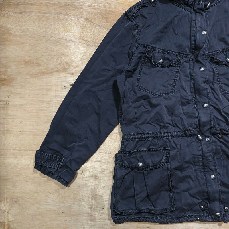 Buffalo David Bitton Parka Jacket Charcoal, foto 3