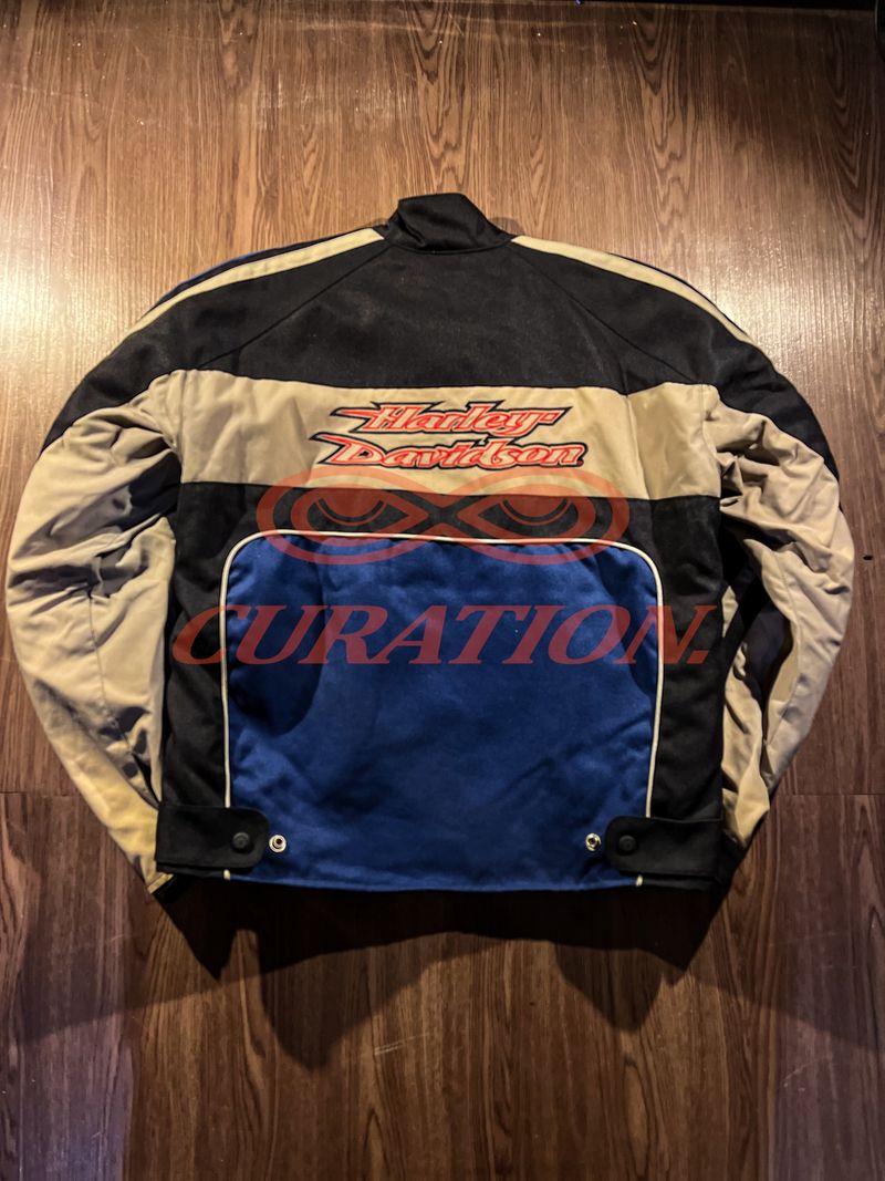 MOTO Harley Davidson Biker Embroidered Jacket, foto 3